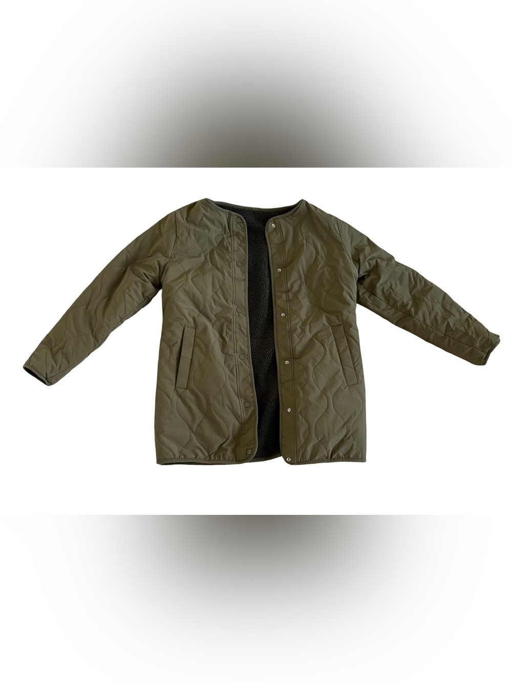 UGG Koolaburra Olive Green Reversible Jacket. Size -S